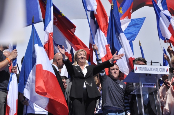 Front National leader Marine Le Pen has worked to expand the party's base, perhaps by luring Socialists. (Credit: Flickr user Blandine Le Cain, CC)